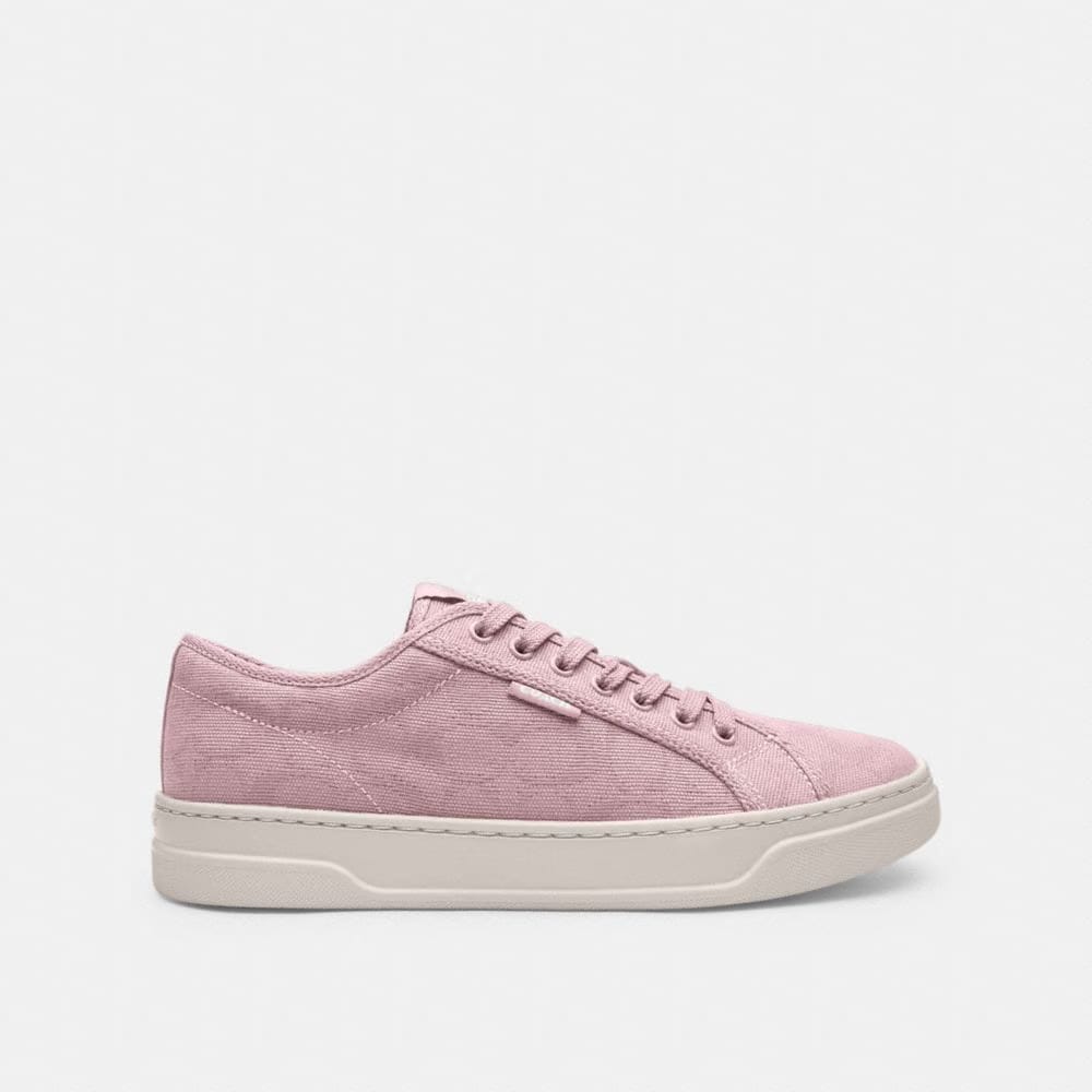 Women's Coach Canvas Sneaker Carnation Chalk