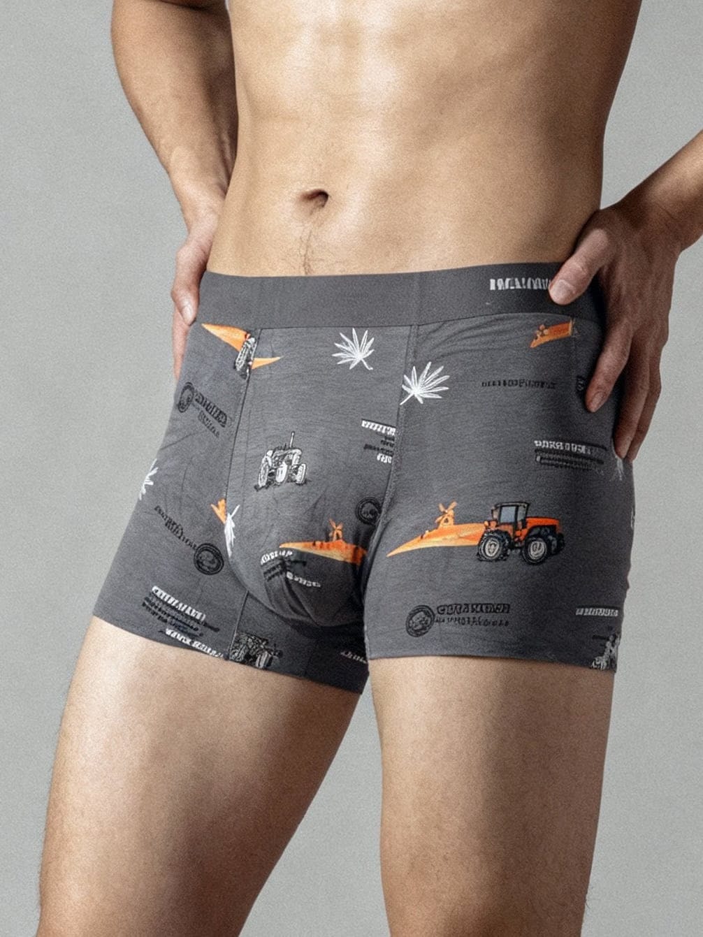 Men V WALKS SIZZLE SORE printed Luxury Elastic Trunk by Manaca