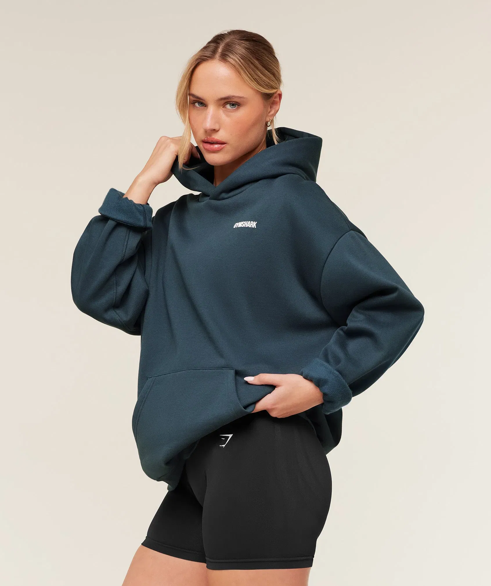 Gymshark Cosy Luxe Hoodie - GS Stealth Blue