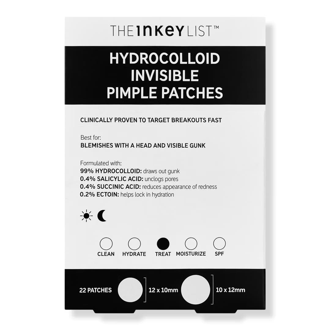 INKEY Hydrocolloid Invisible Pimple Patches + Salicylic Acid