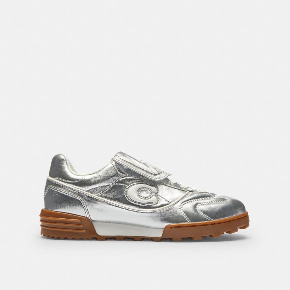 Women's Coach Match Sneaker Silver