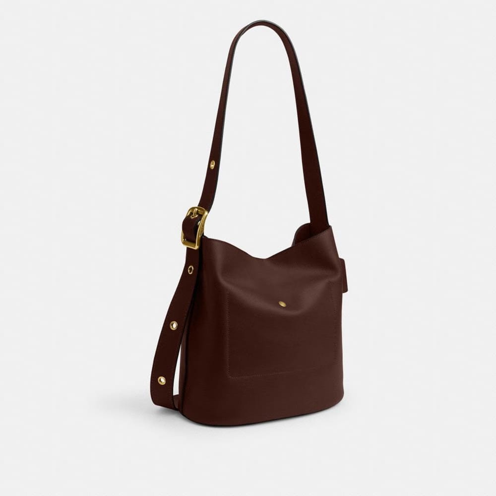 Coach Bleecker Bucket Bag Brass Maple