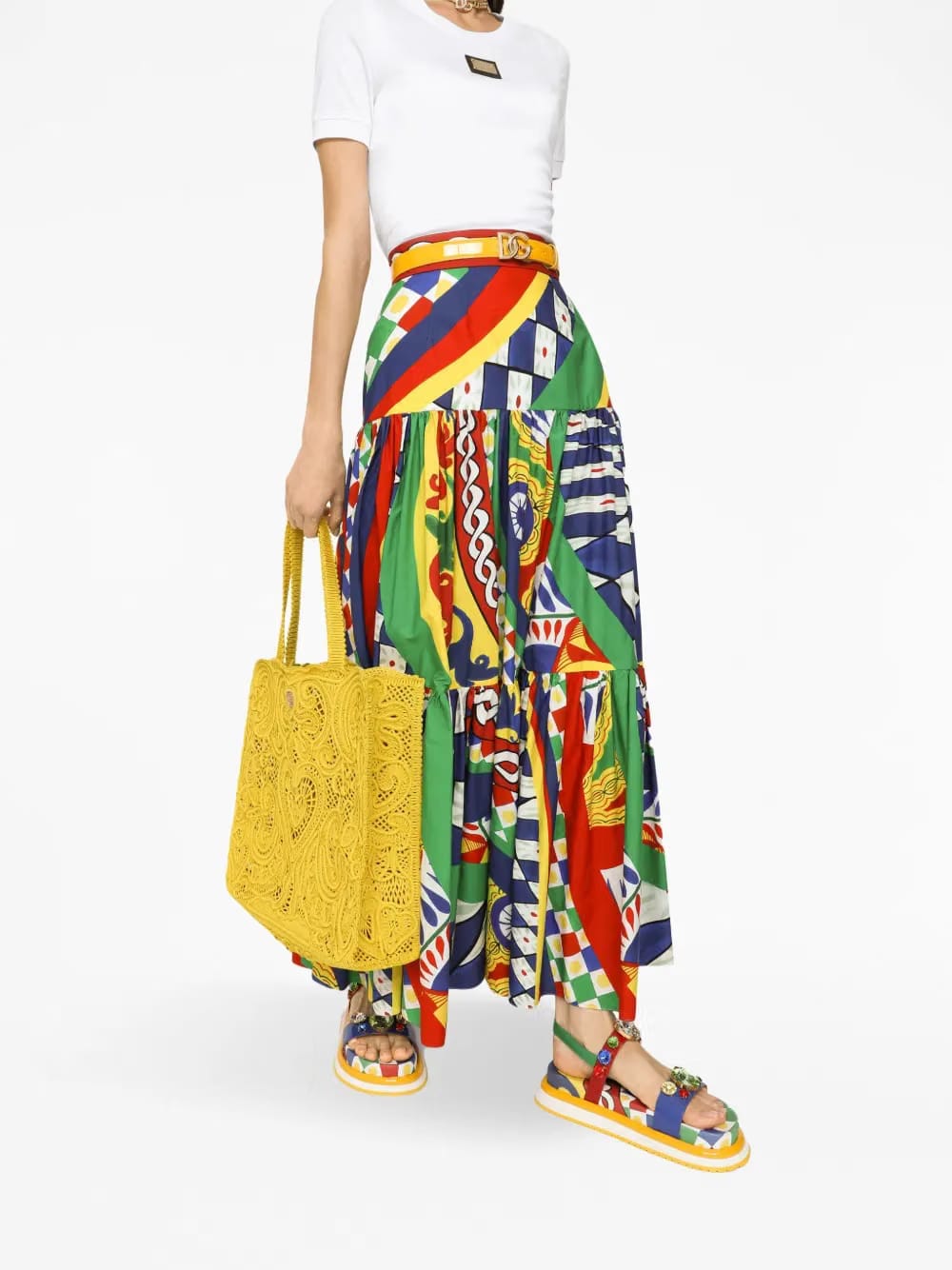 Beatrice lace-detail tote bag
