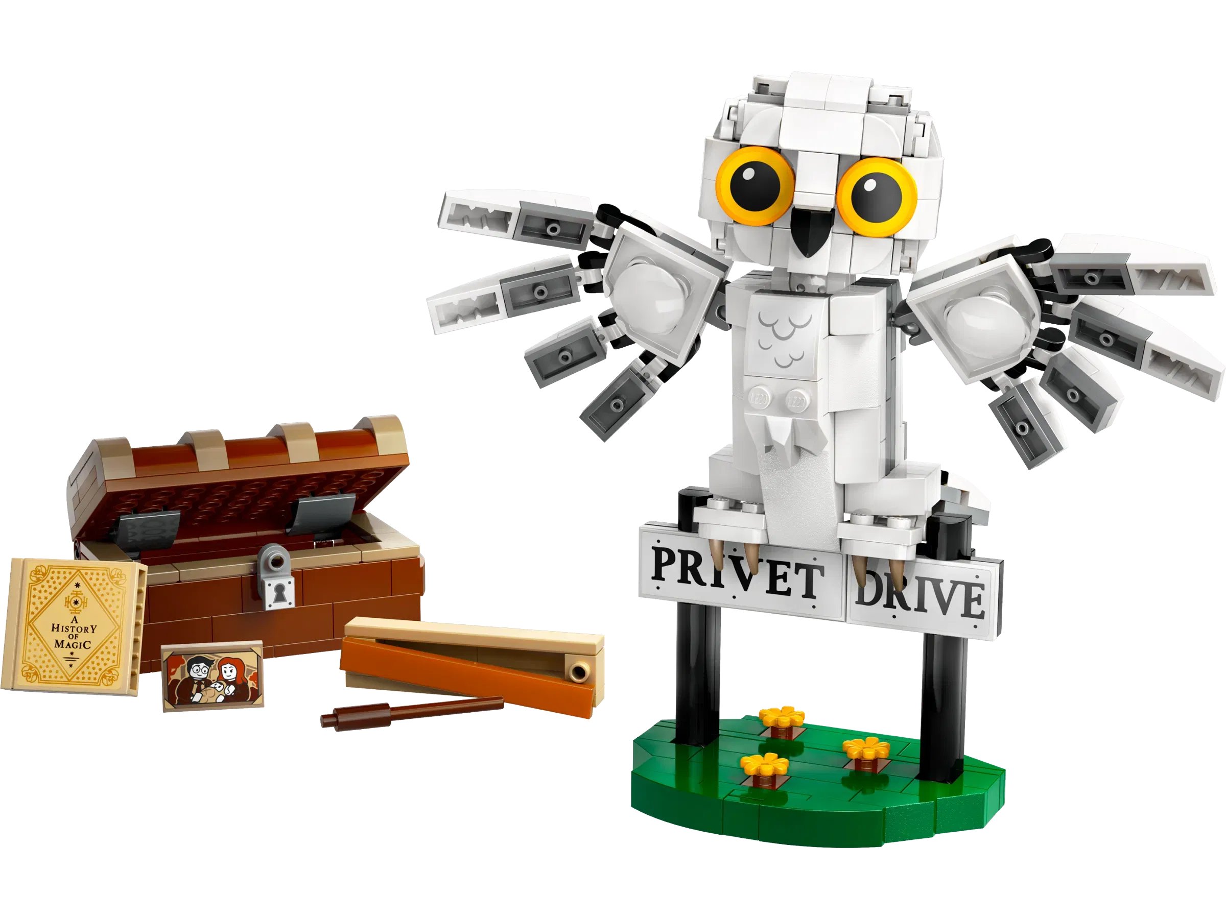 Lego Hedwig at 4 Privet Drive