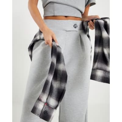 Petite Grey Tailored Trousers