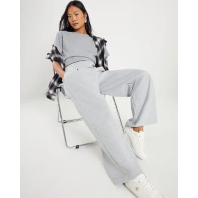Petite Grey Tailored Trousers
