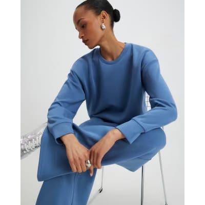Blue Premium Sweatshirt