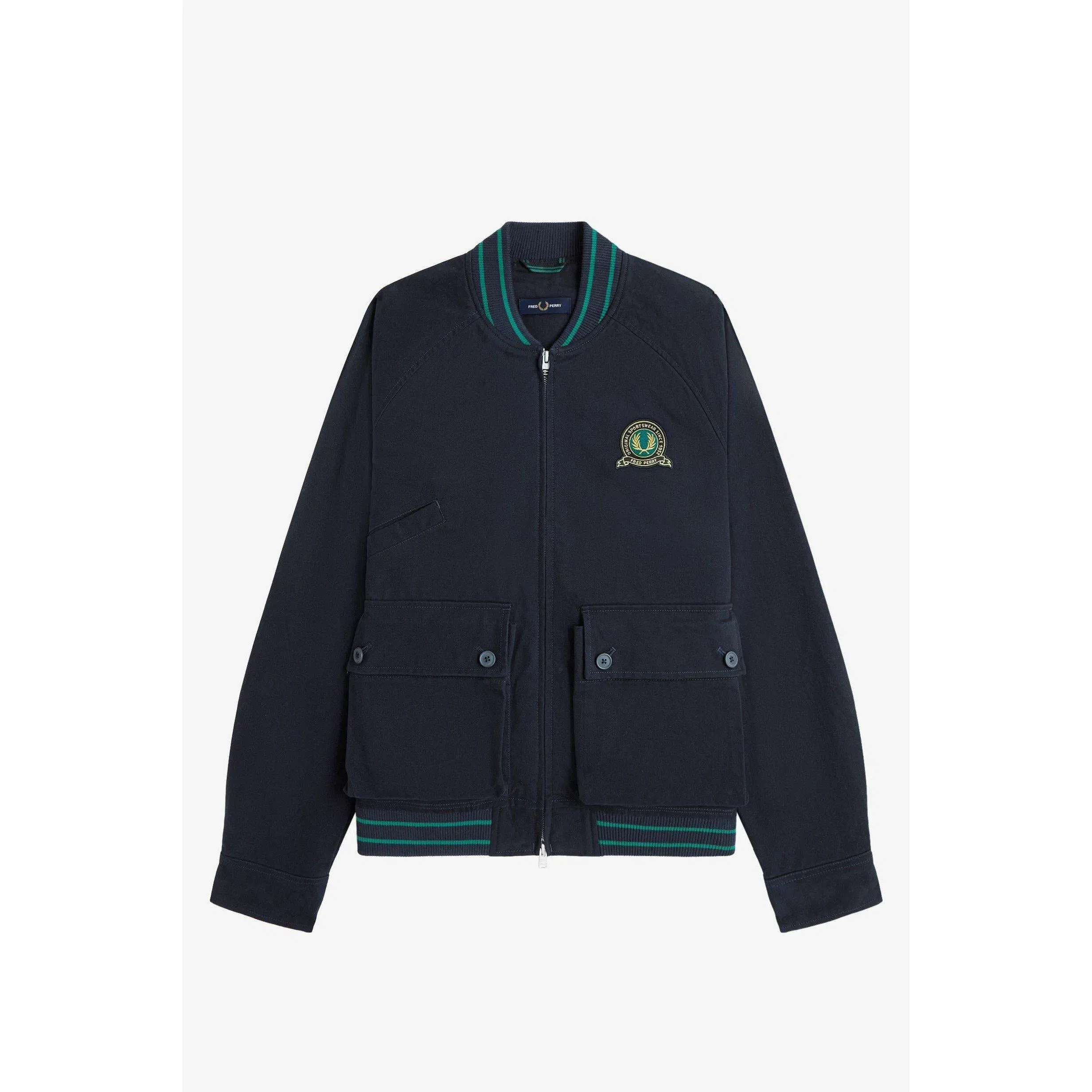 Laurel Emblem Bomber Jacket