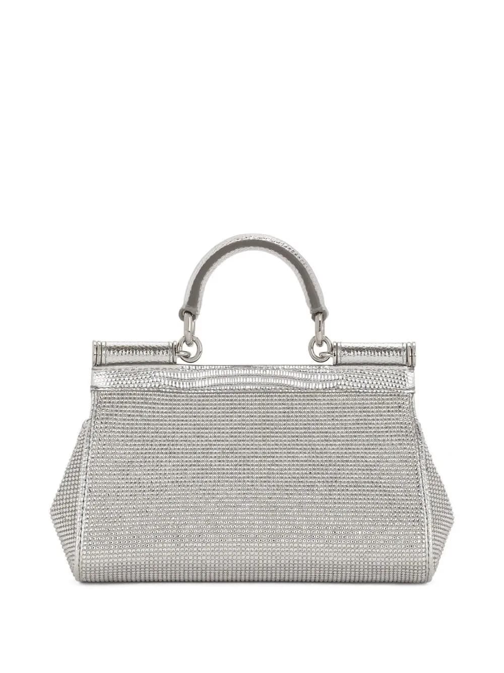 KIM DOLCE&GABBANA small Sicily satin top-handle bag