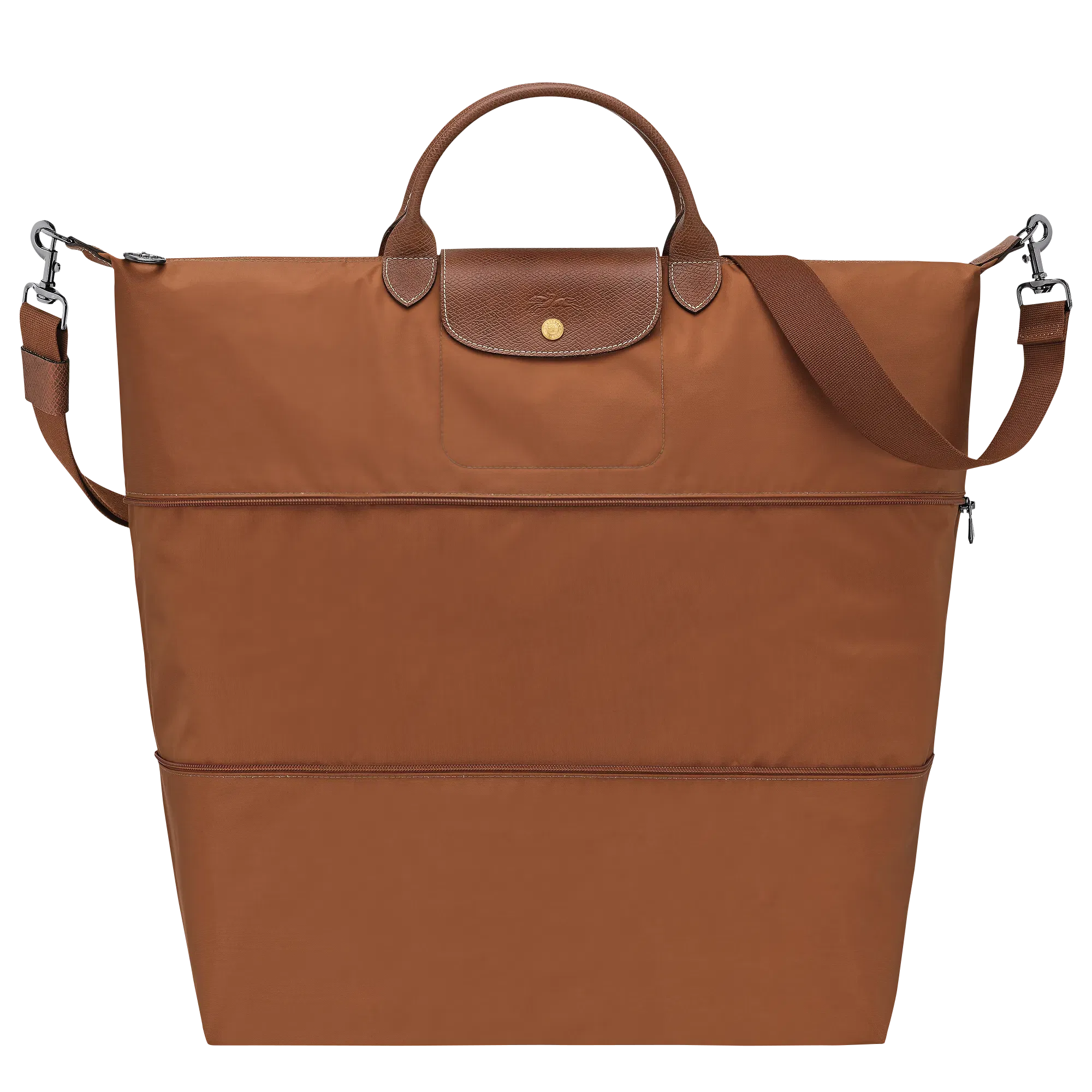 Longchamp Le Pliage Original Travel bag expandable Cognac