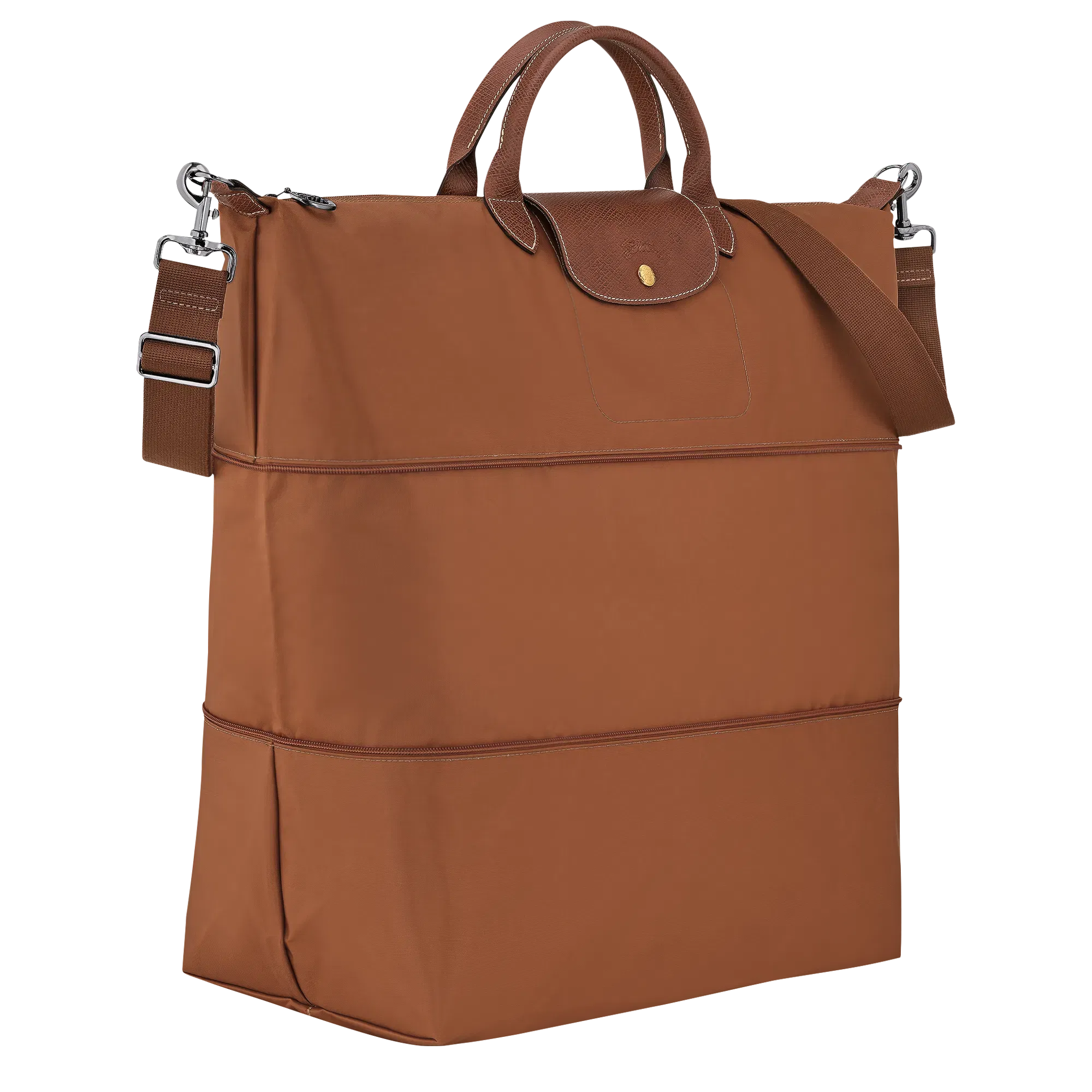 Longchamp Le Pliage Original Travel bag expandable Cognac