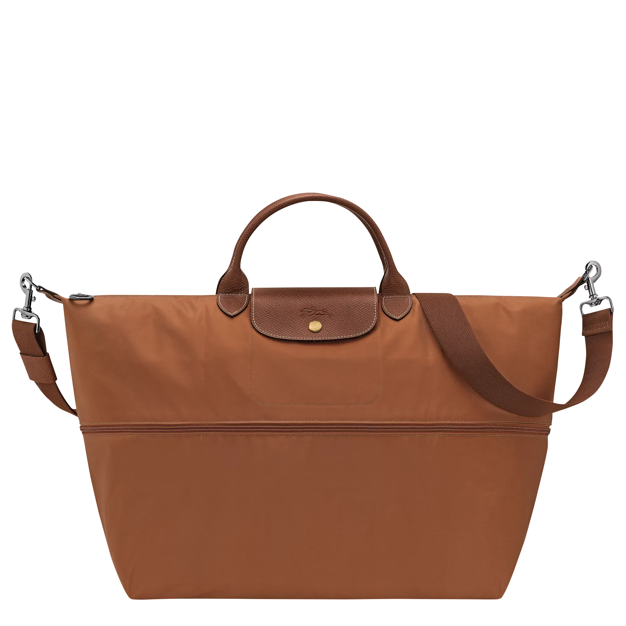 Longchamp Le Pliage Original Travel bag expandable Cognac