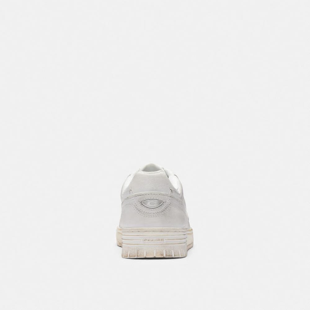 Women's Coach Soho Sneaker In Loved Leather White