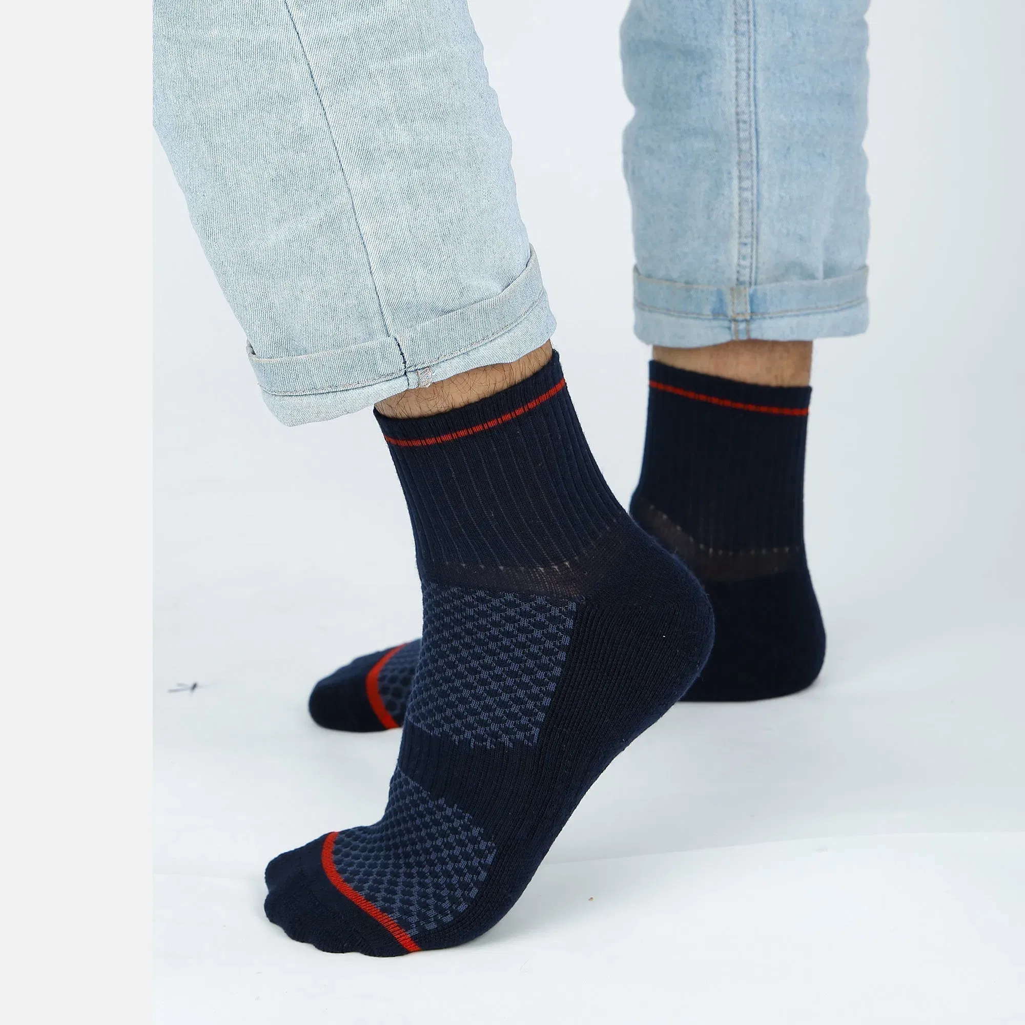 Men’s Cushioned High Ankle Sports Socks