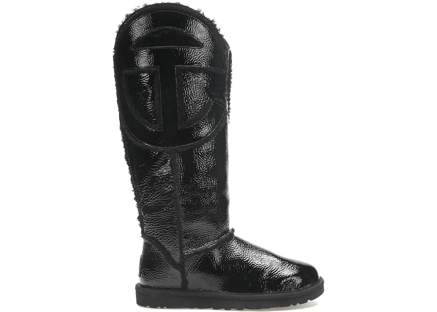 Ugg X Telfar Logo Tall Crinkle Black