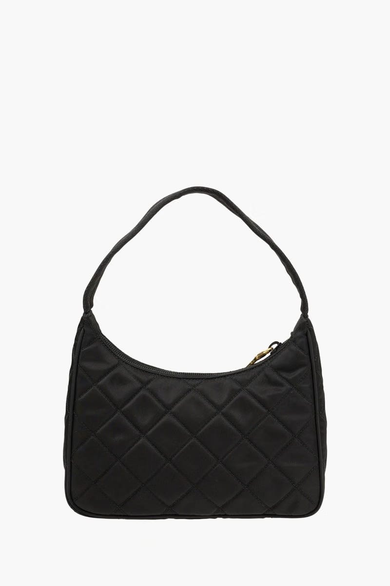 Contenitore Maniglia Tessuto Shoulder bag in Black Nylon