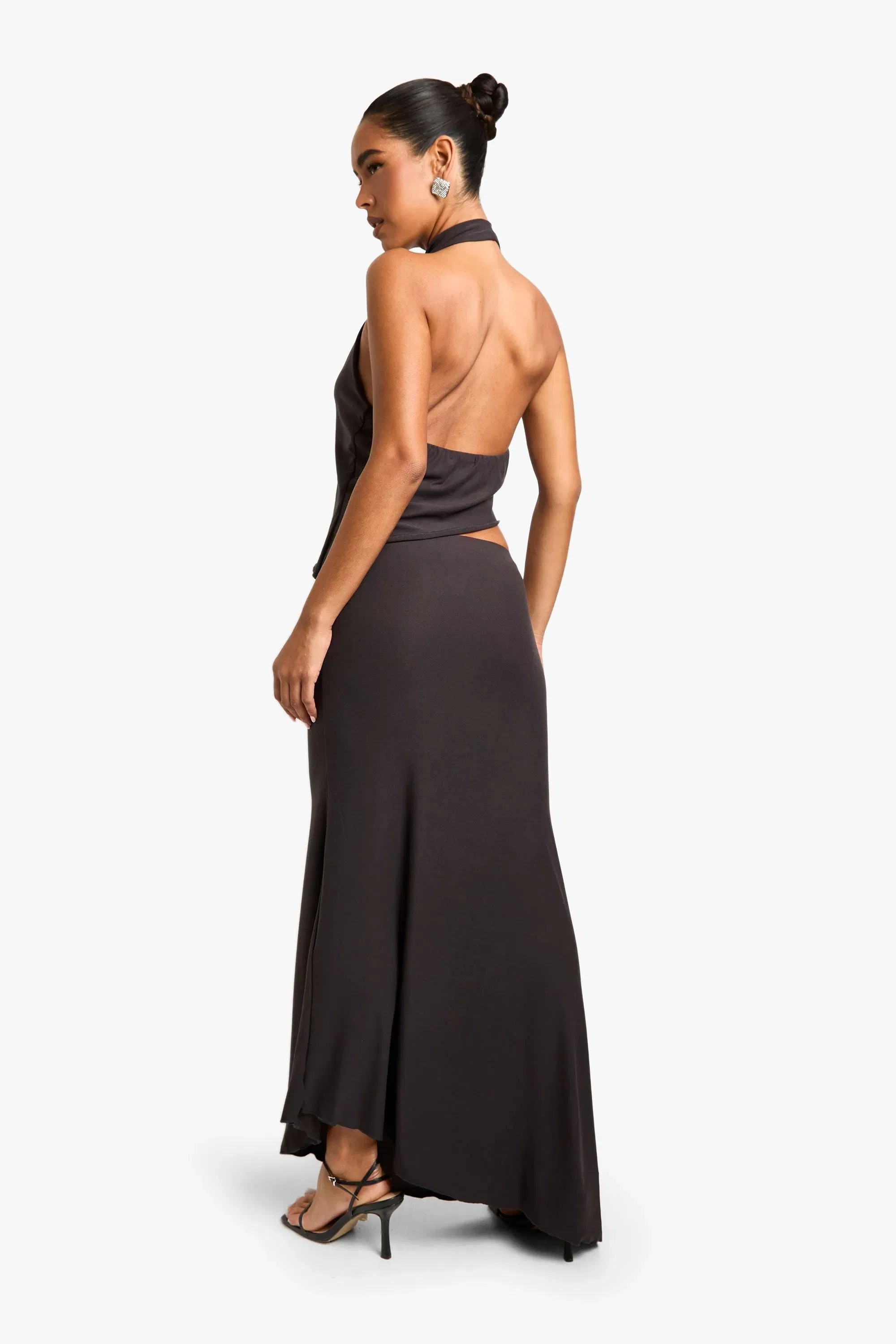 Super Soft Lettuce Hem Maxi Skirt