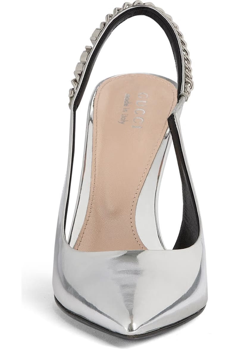 Signoria Pointed Toe Slingback Pump