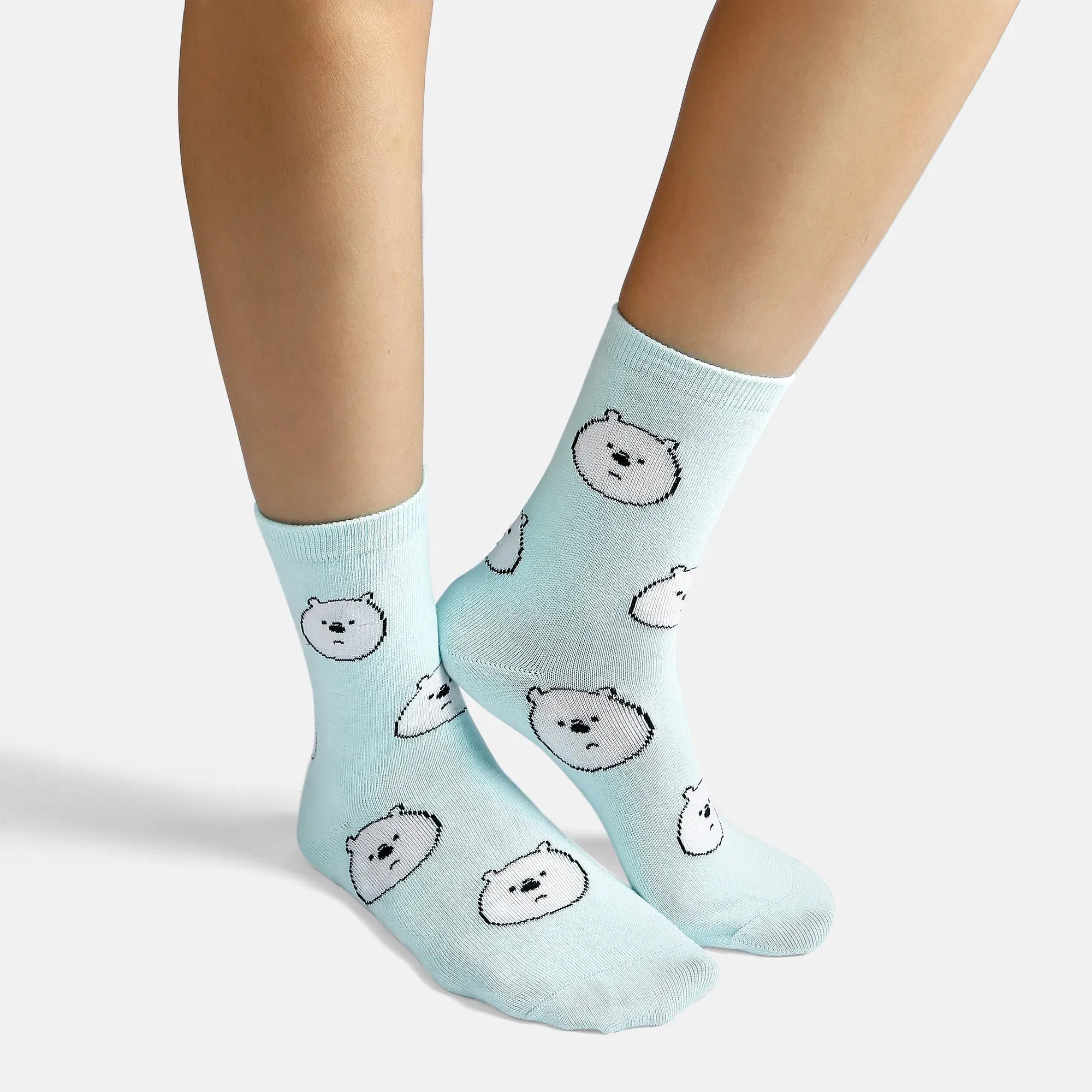 Women’s We Bare Bears Themed Crew Socks