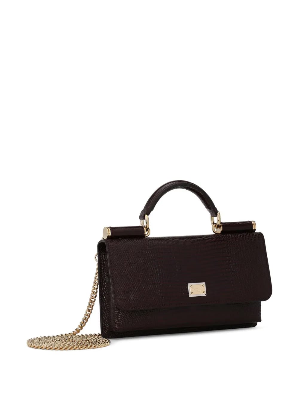 mini Sicily leather bag