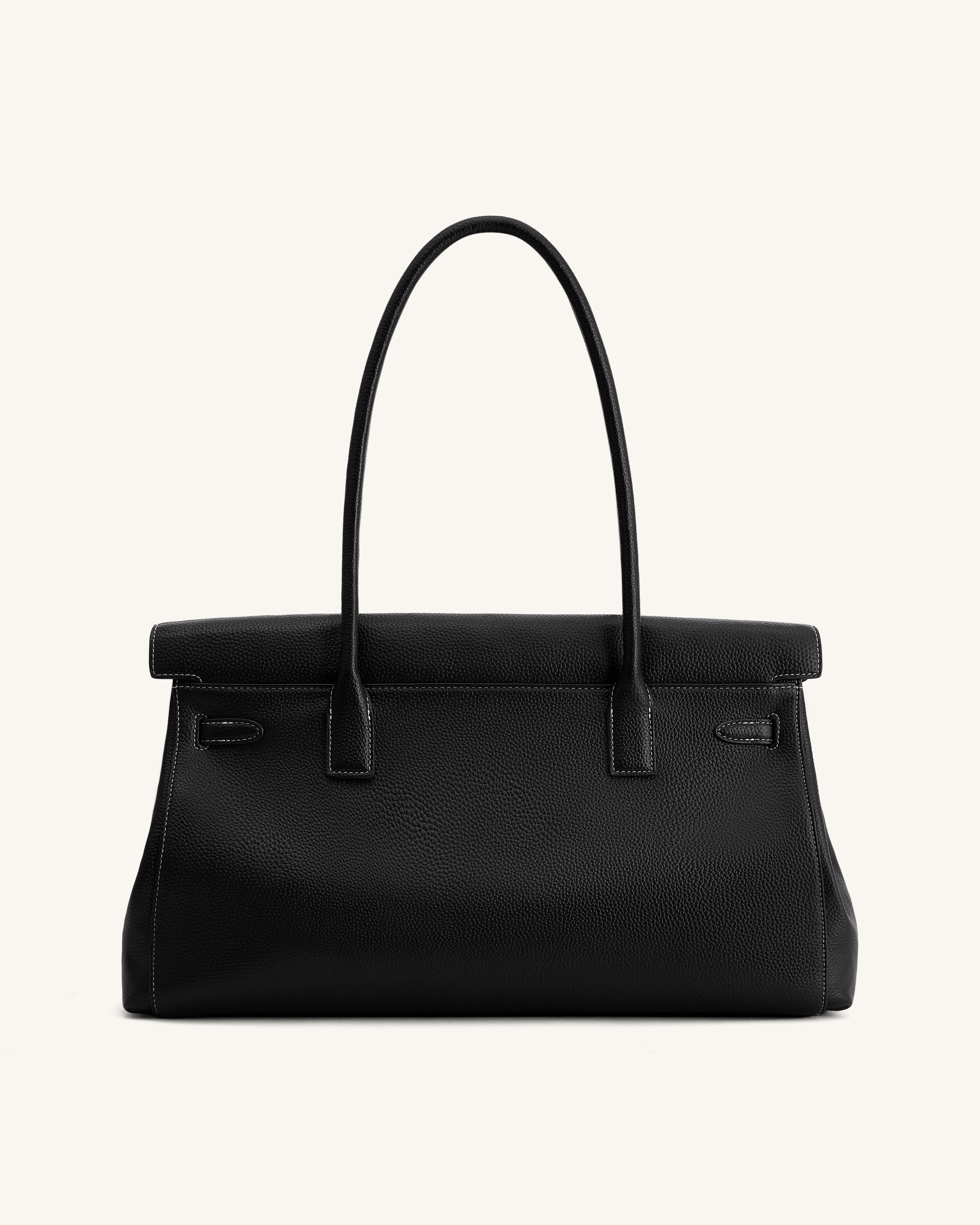Yara Large Shoulder Bag - Black