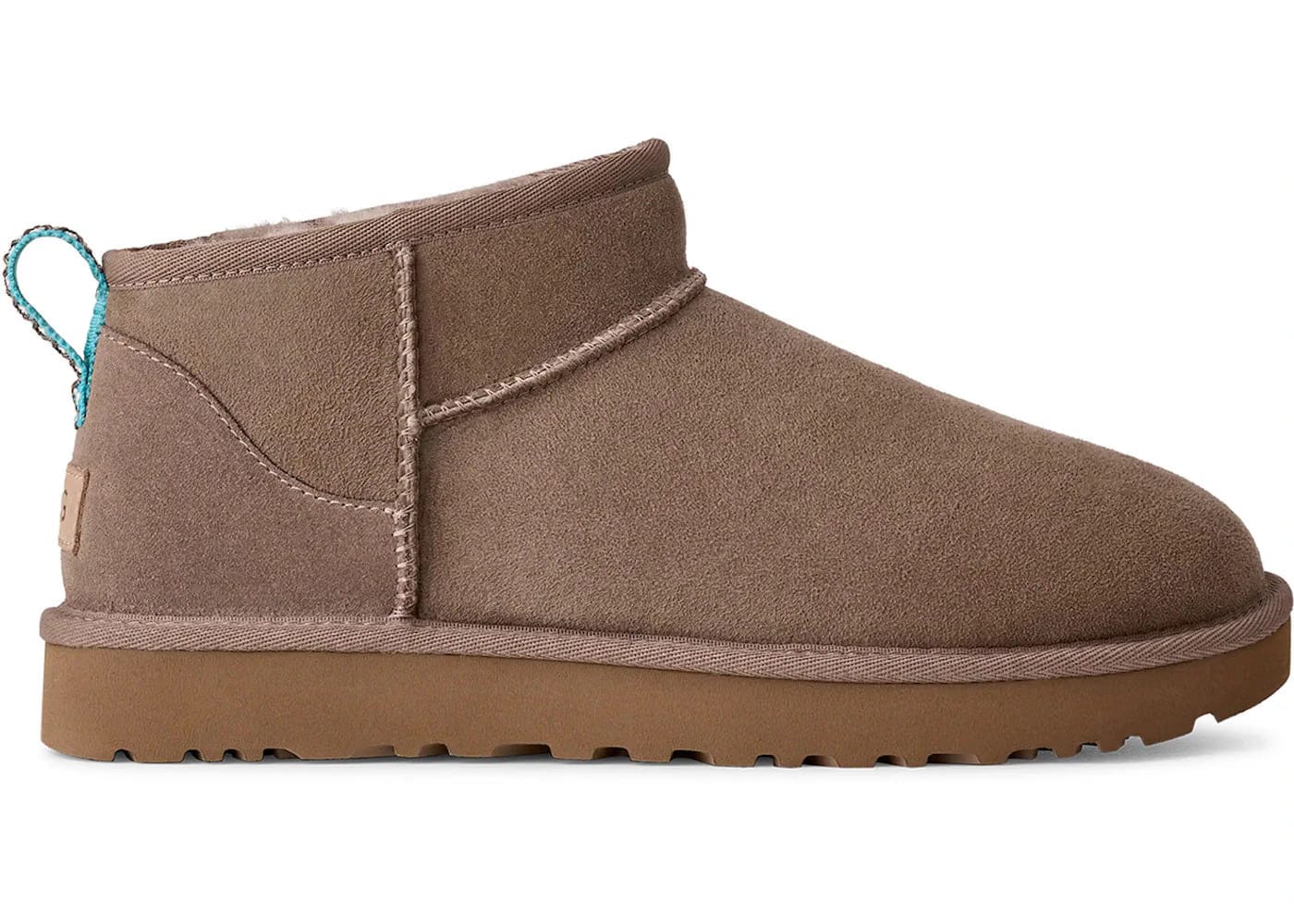 Ugg Classic Ultra Mini Boot Caribou Sapphire Ice Womens
