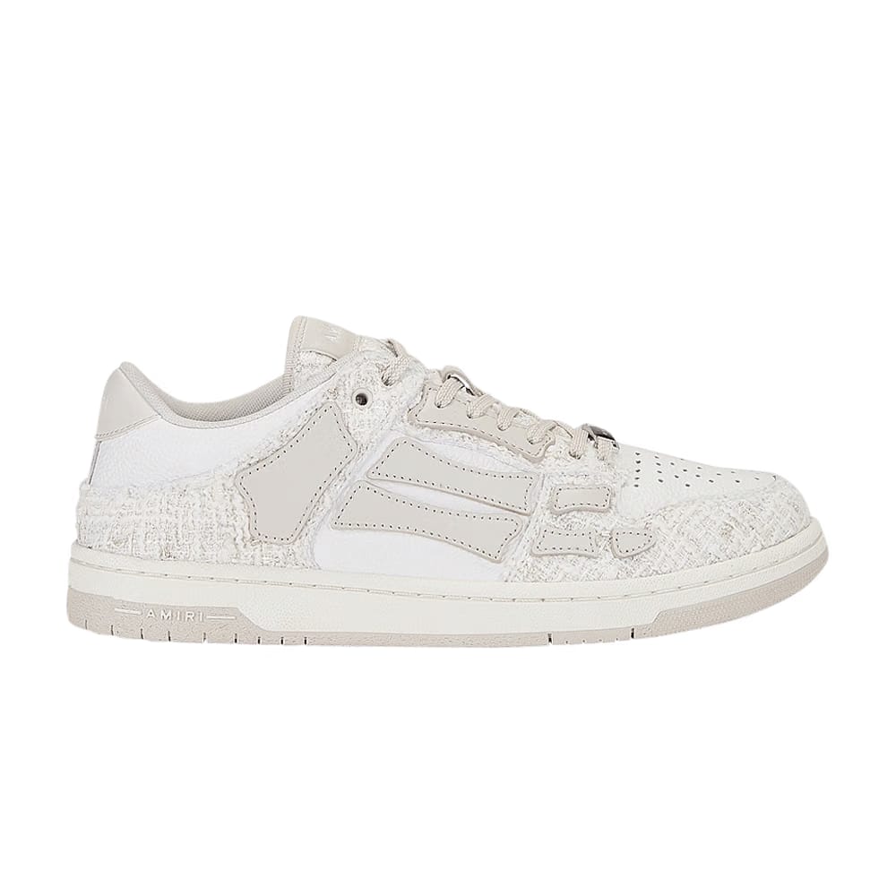 Amiri Boucle Skel Top Low Alabaster