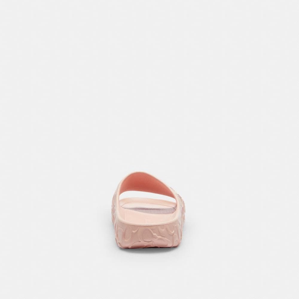 Women's Coach Bay Slide In Signature Candy Pink