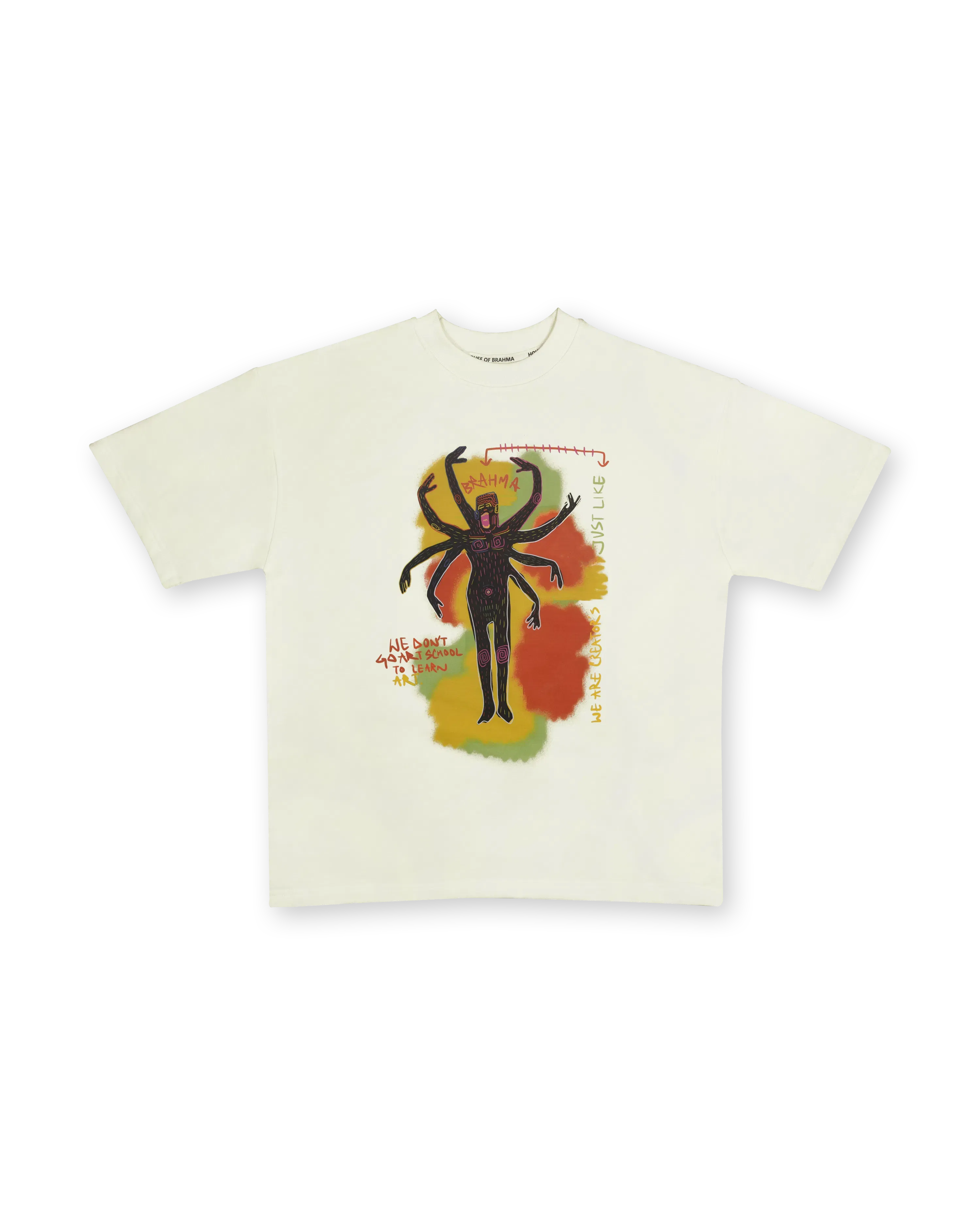 Alien // Beige Oversized Unisex T-shirt