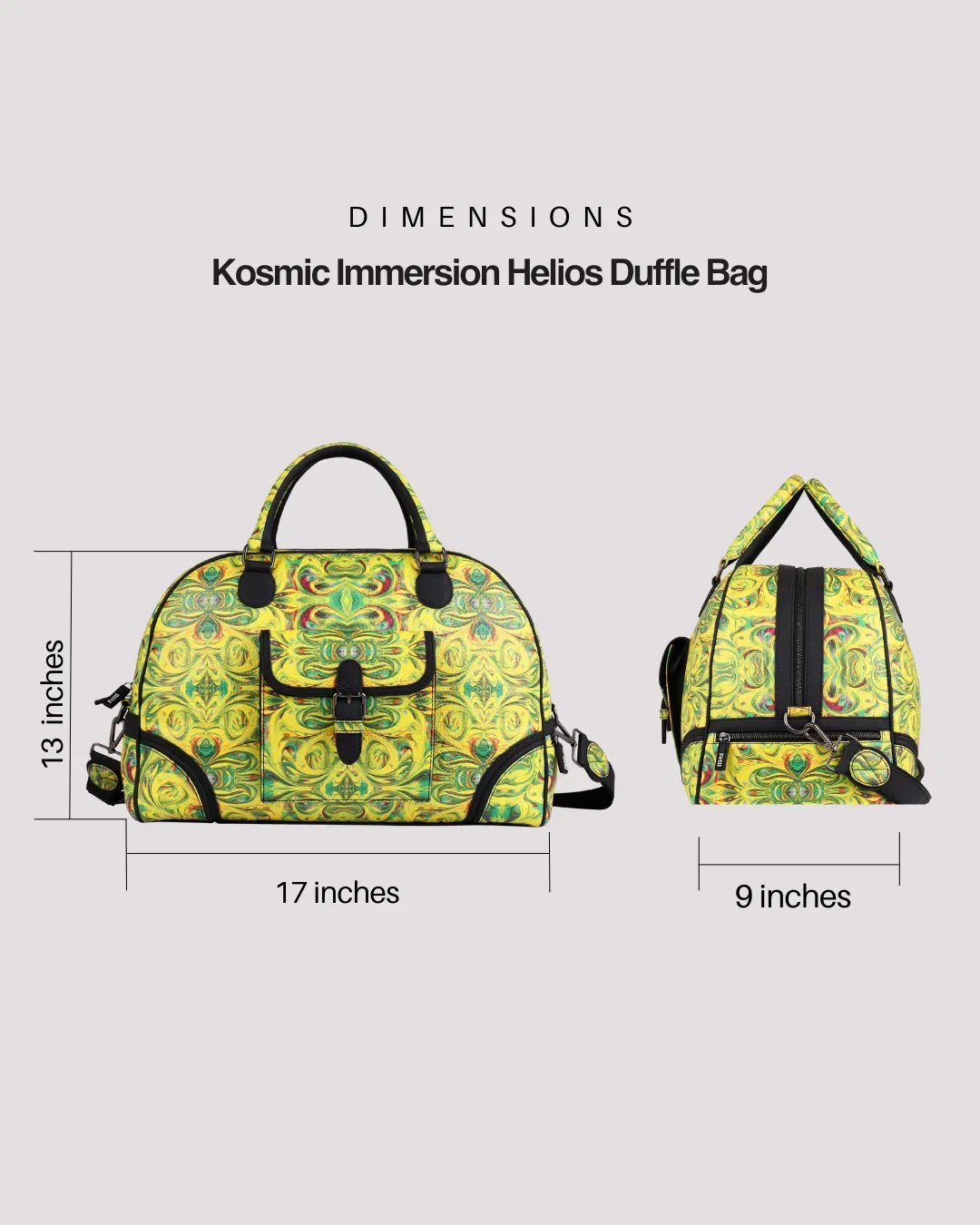 Kosmic Immersion Duffle Bag- Helios Men