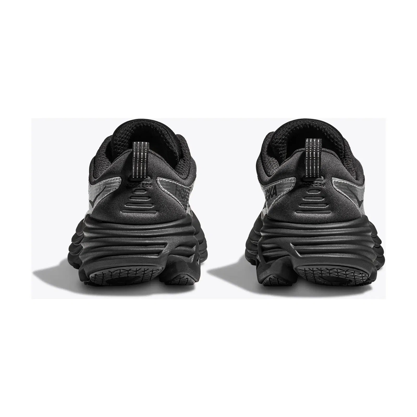 Hoka Stealth Tech Bondi 8 Caged Silver Black