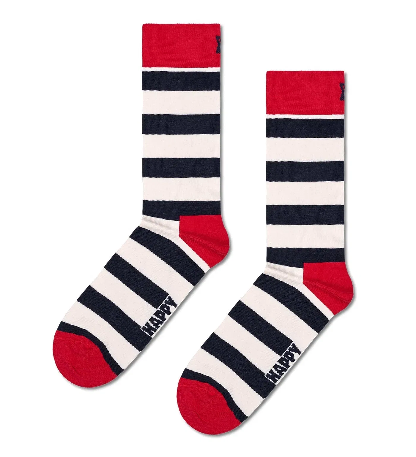 Happy Socks Unisex 2-Pack Classic Big Dot Design Crew Length Socks for Women and Men