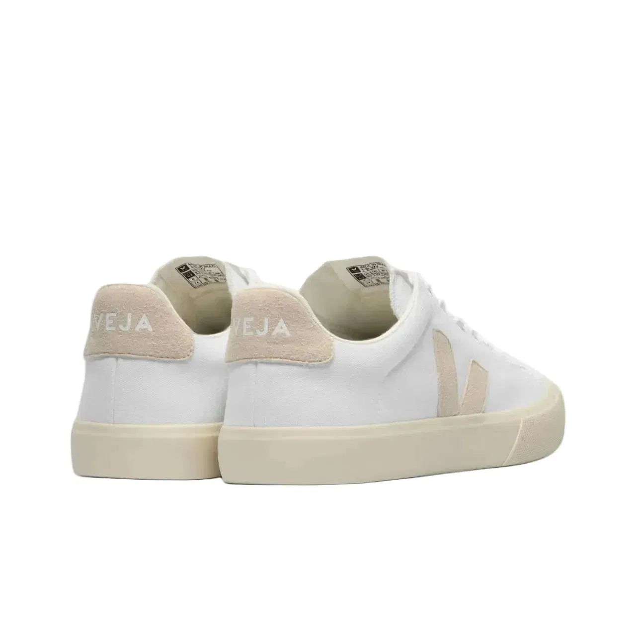 VEJA CAMPO CANVAS WHITE SABLE