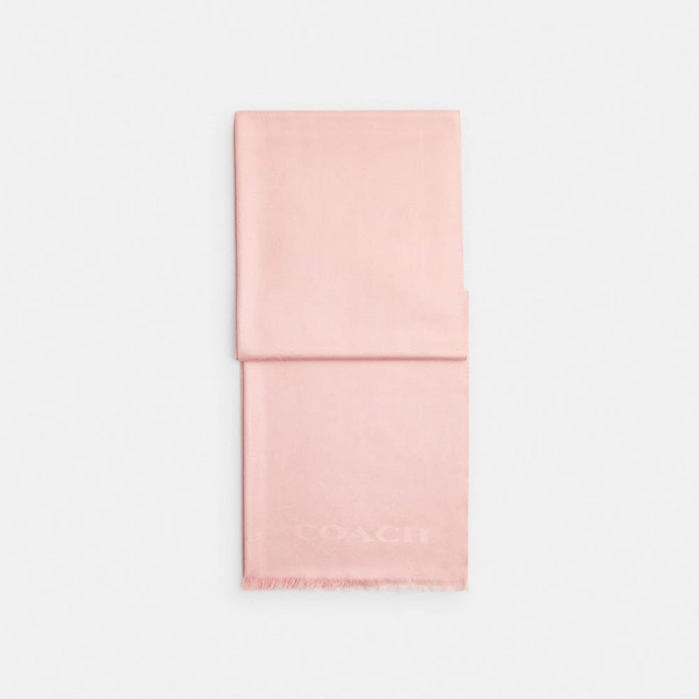 Coach Jumbo Horse And Carriage Wrap Powder Pink