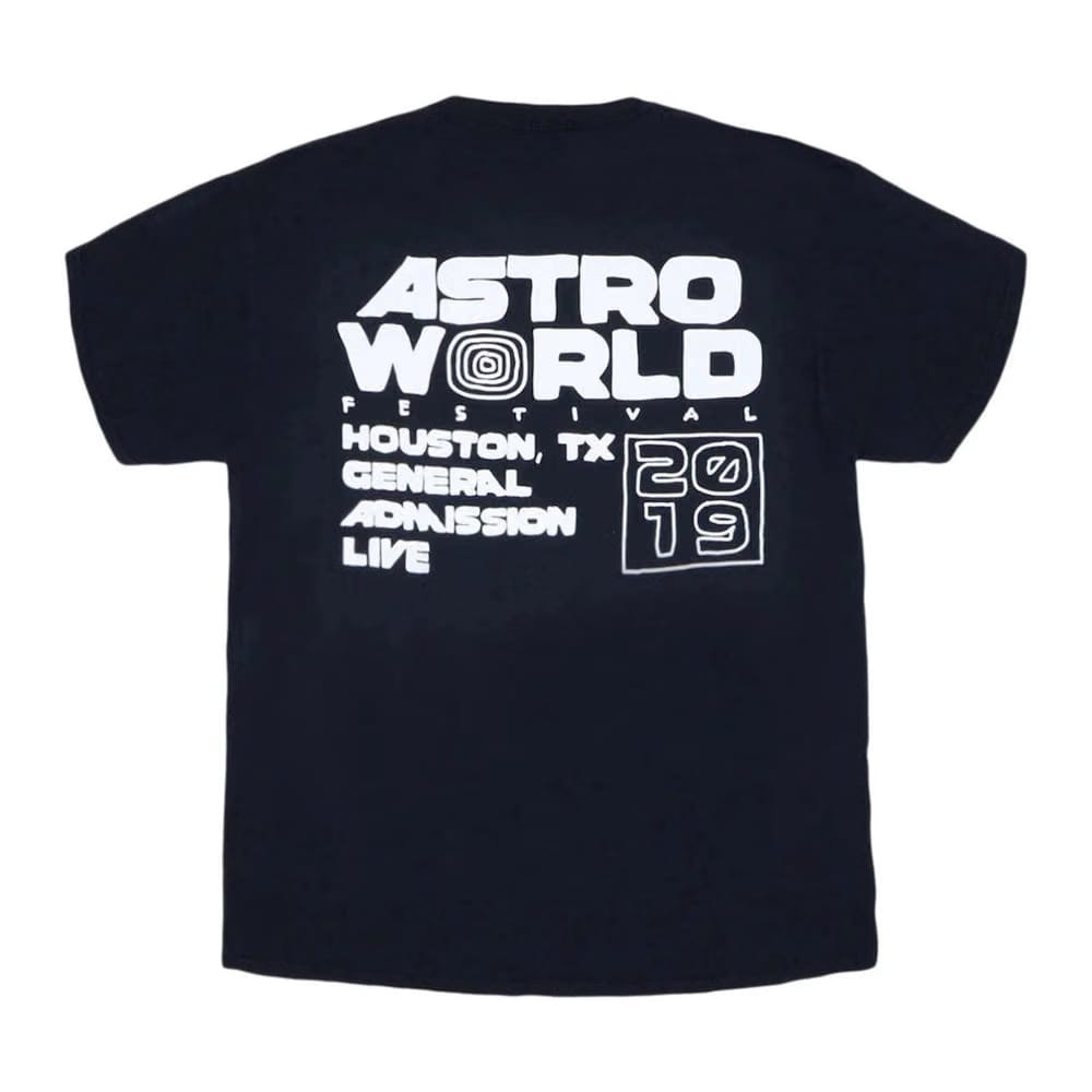 Travis Scott Astro Fest Black T-Shirt