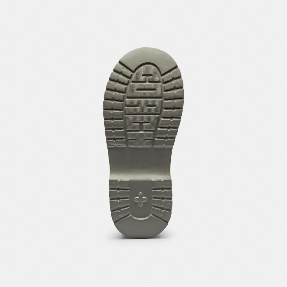 Women's Coach Christina Bootie In Signature Suede Charcoal