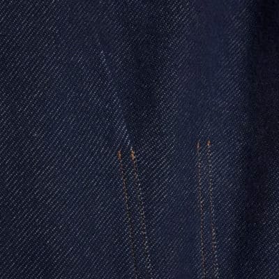 Blue Denim Look Waisted T-Shirt