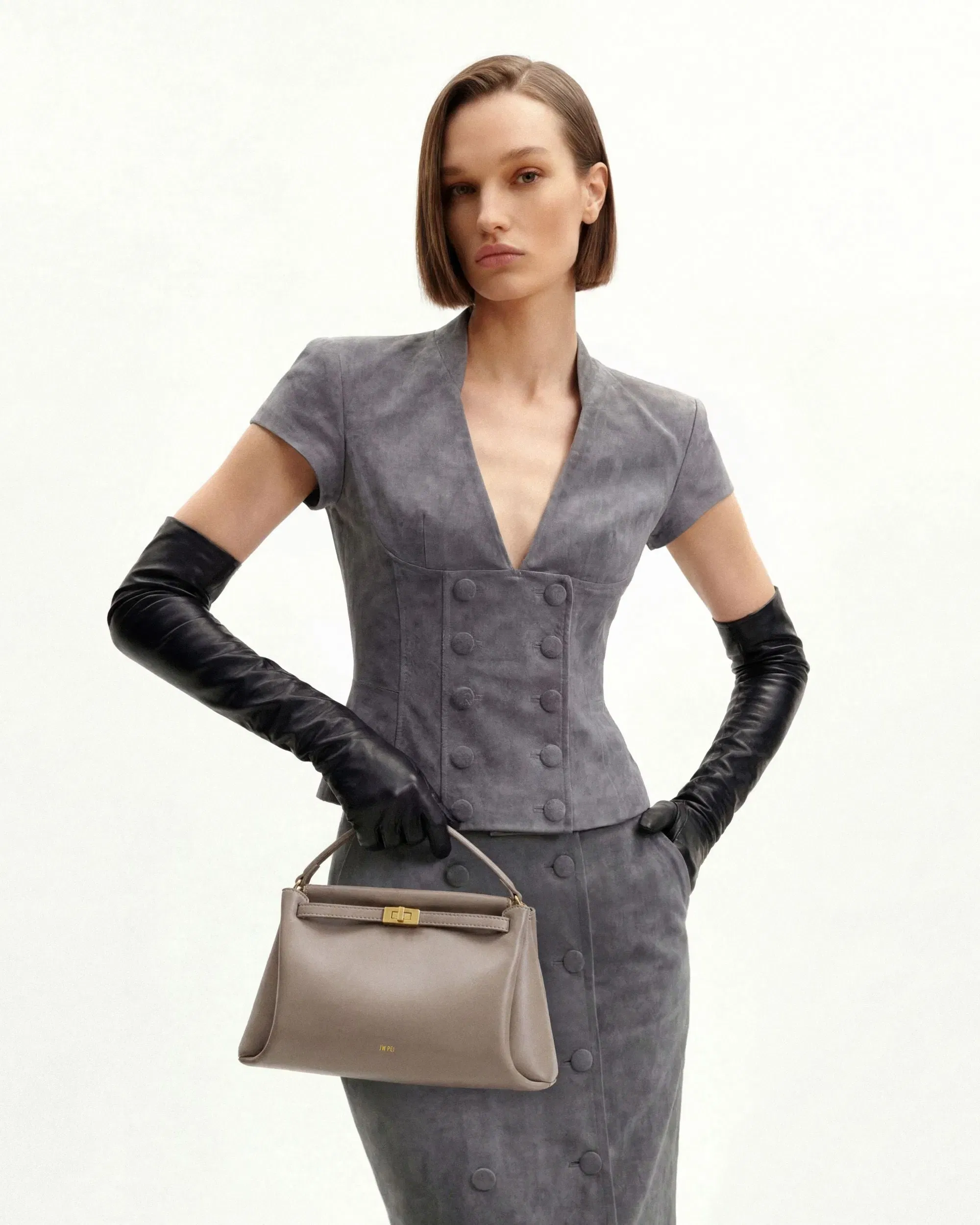 Carmen Top Handle Bag - Blue Denim