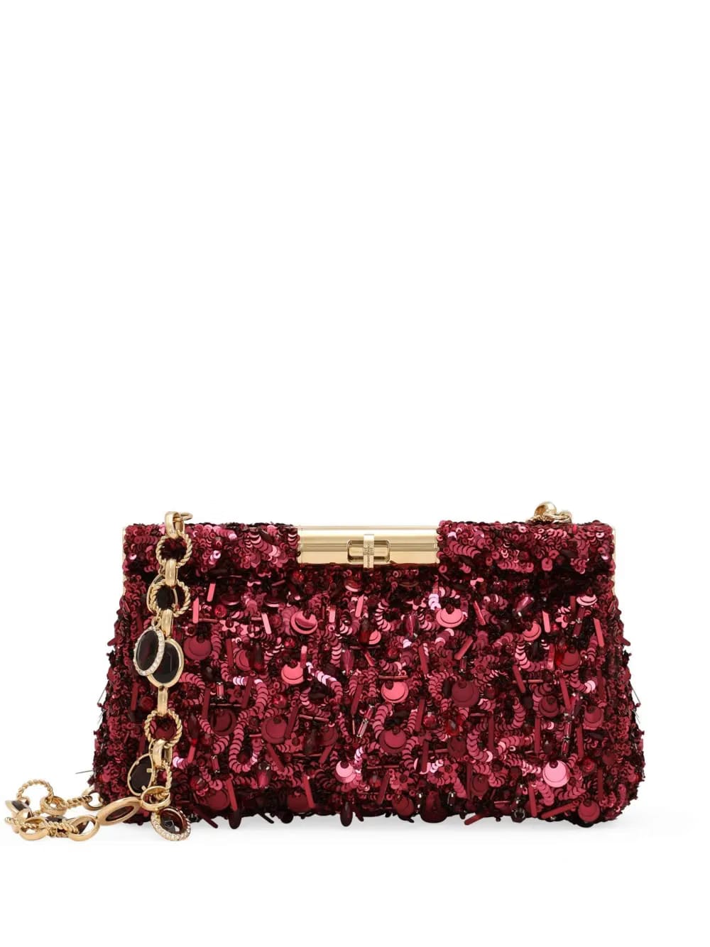 sequined shoulder bag