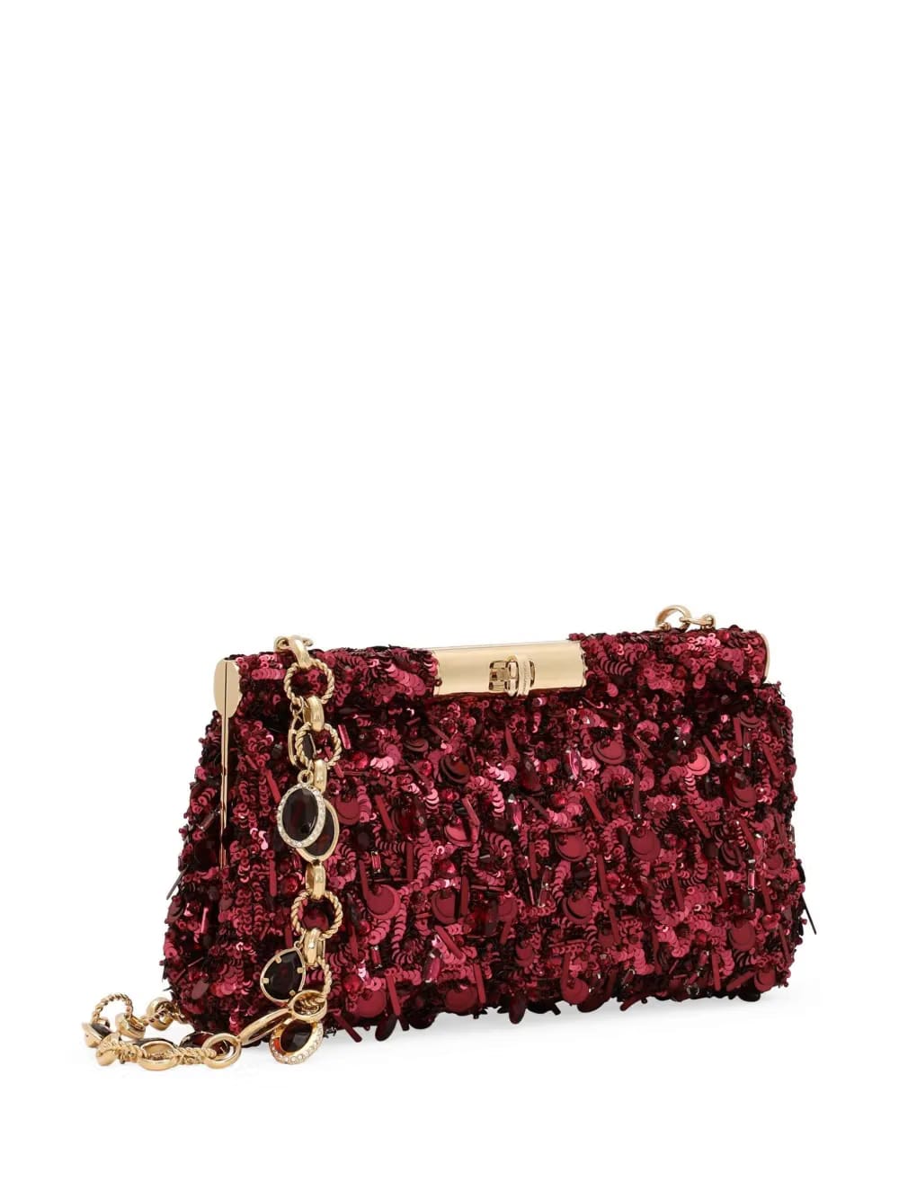 sequined shoulder bag