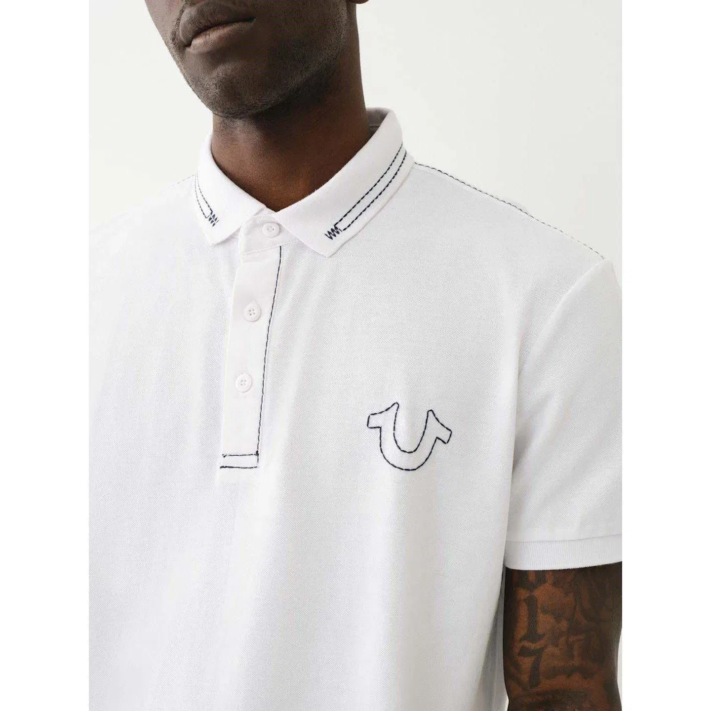 Relaxed Embroidered Short-Sleeve Polo Shirt