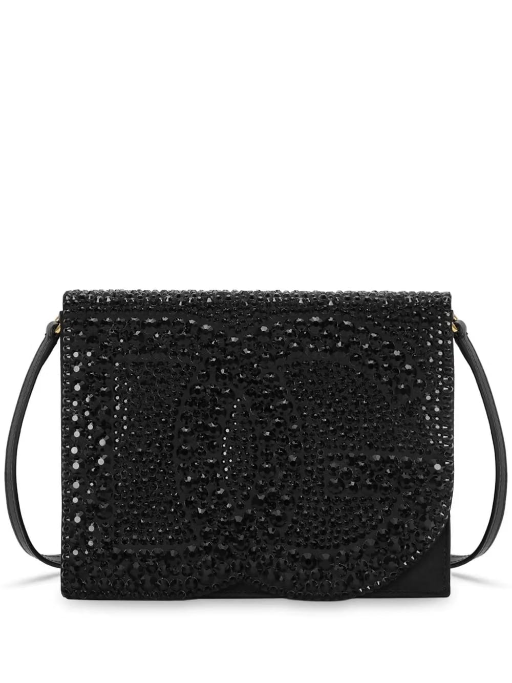 DG Logo rhinestone-embellished crossbody bag