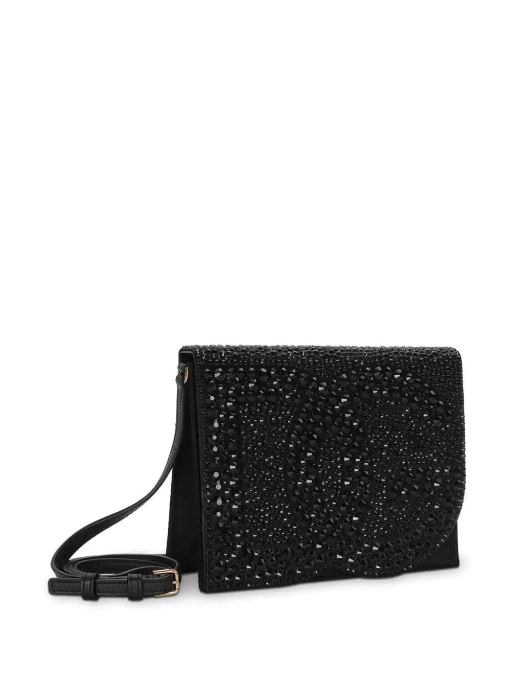 DG Logo rhinestone-embellished crossbody bag