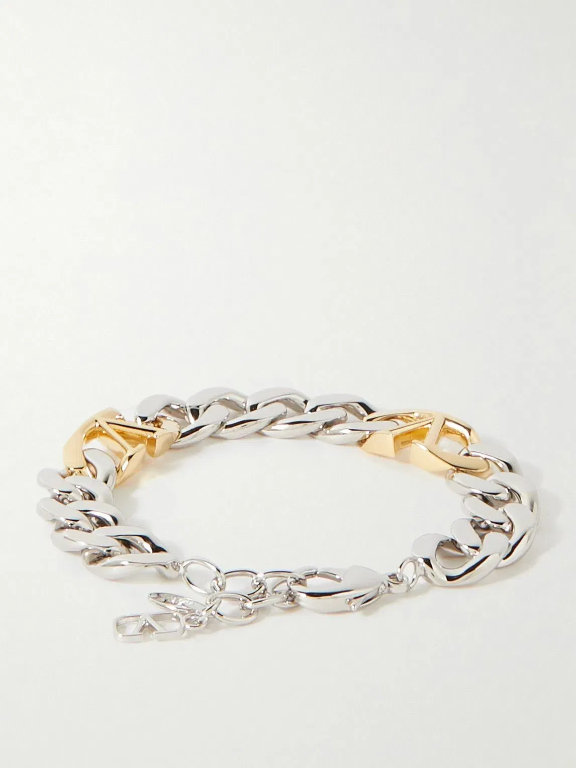 VLOGO Silver- and Gold-Tone Bracelet