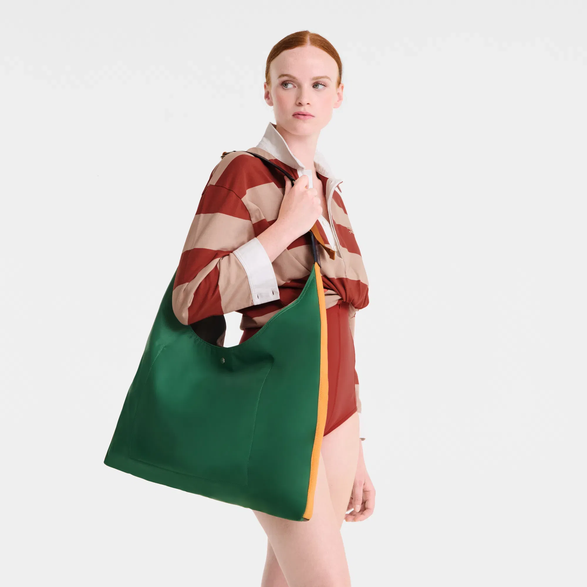 Longchamp Re-Play Shoulder bag British Green/Terra