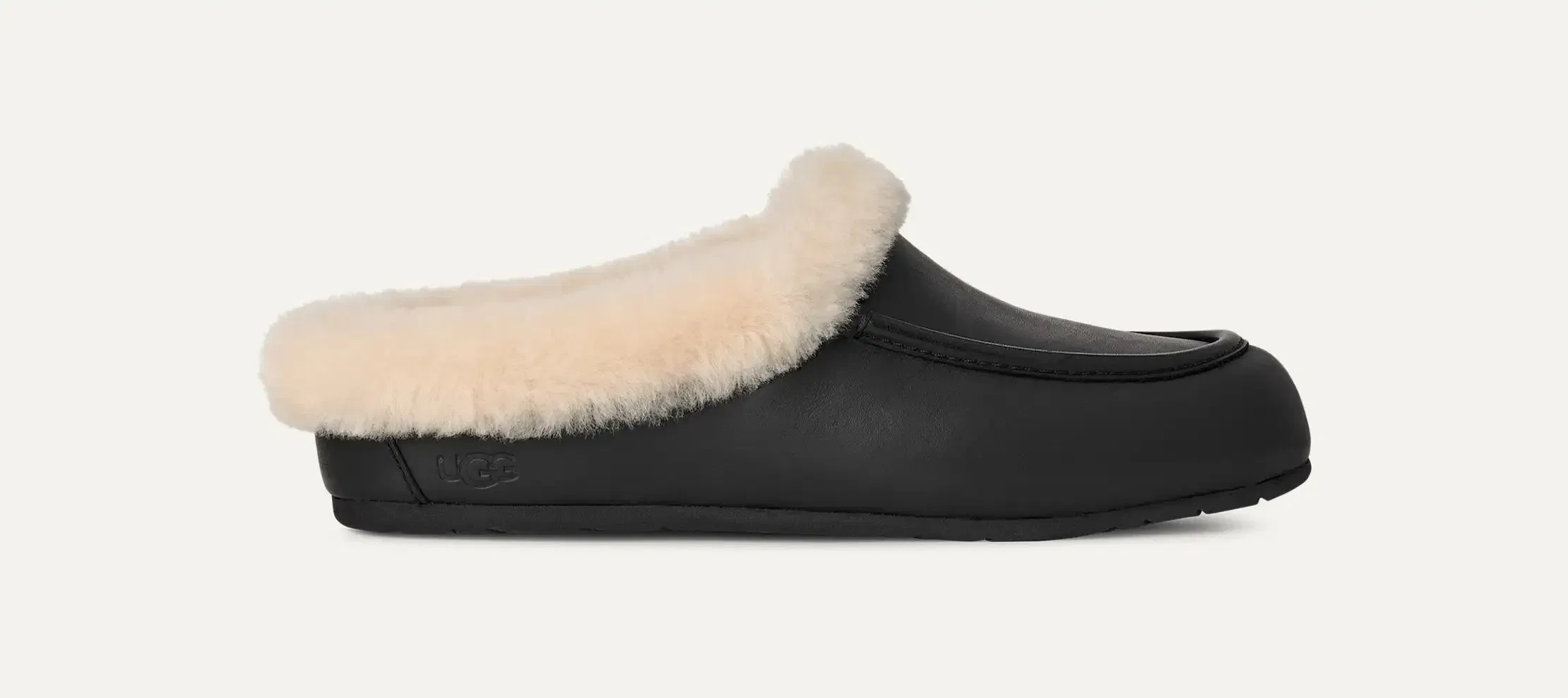 Ugg Ansley Mule Leather Black