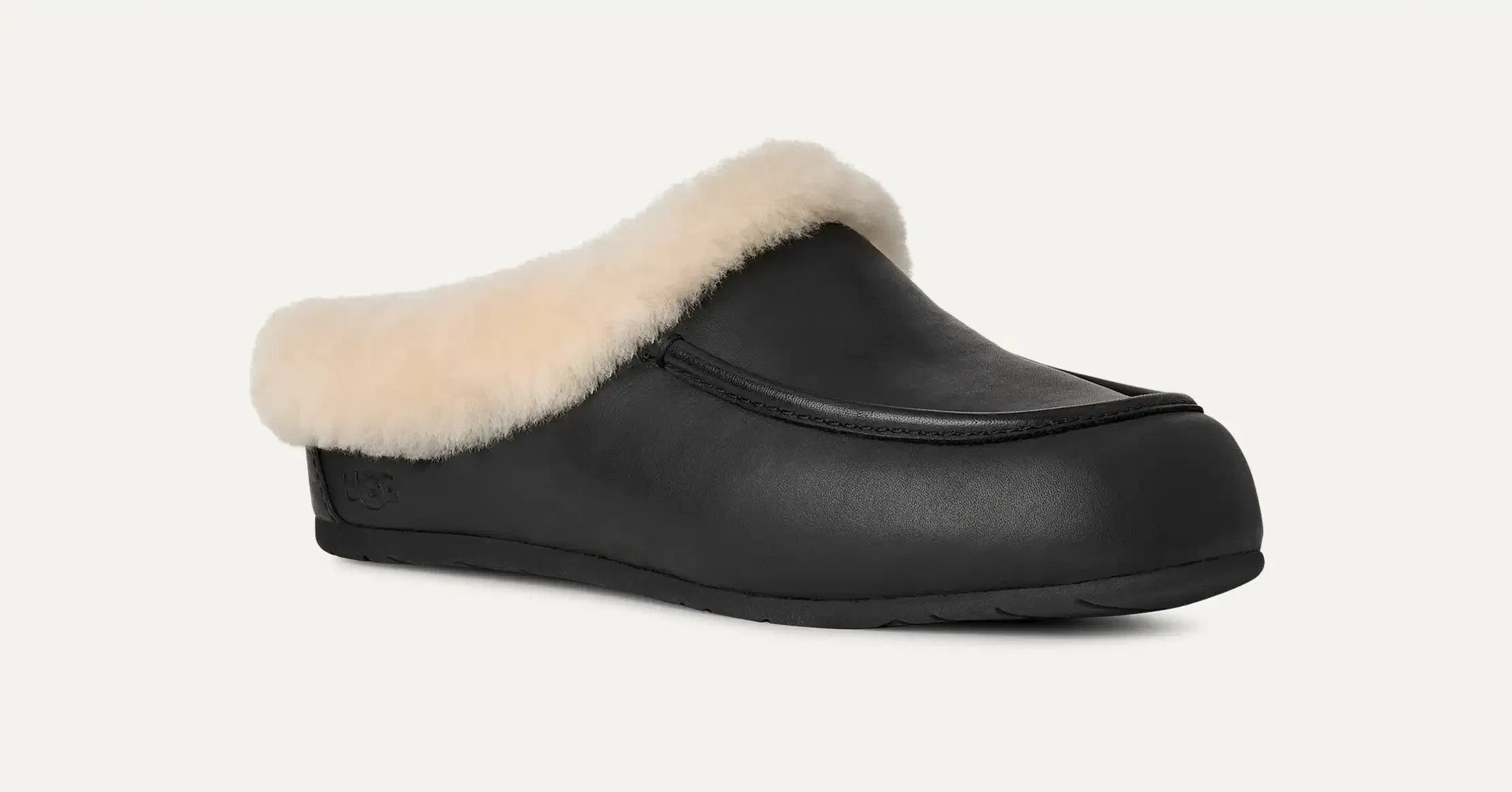 Ugg Ansley Mule Leather Black