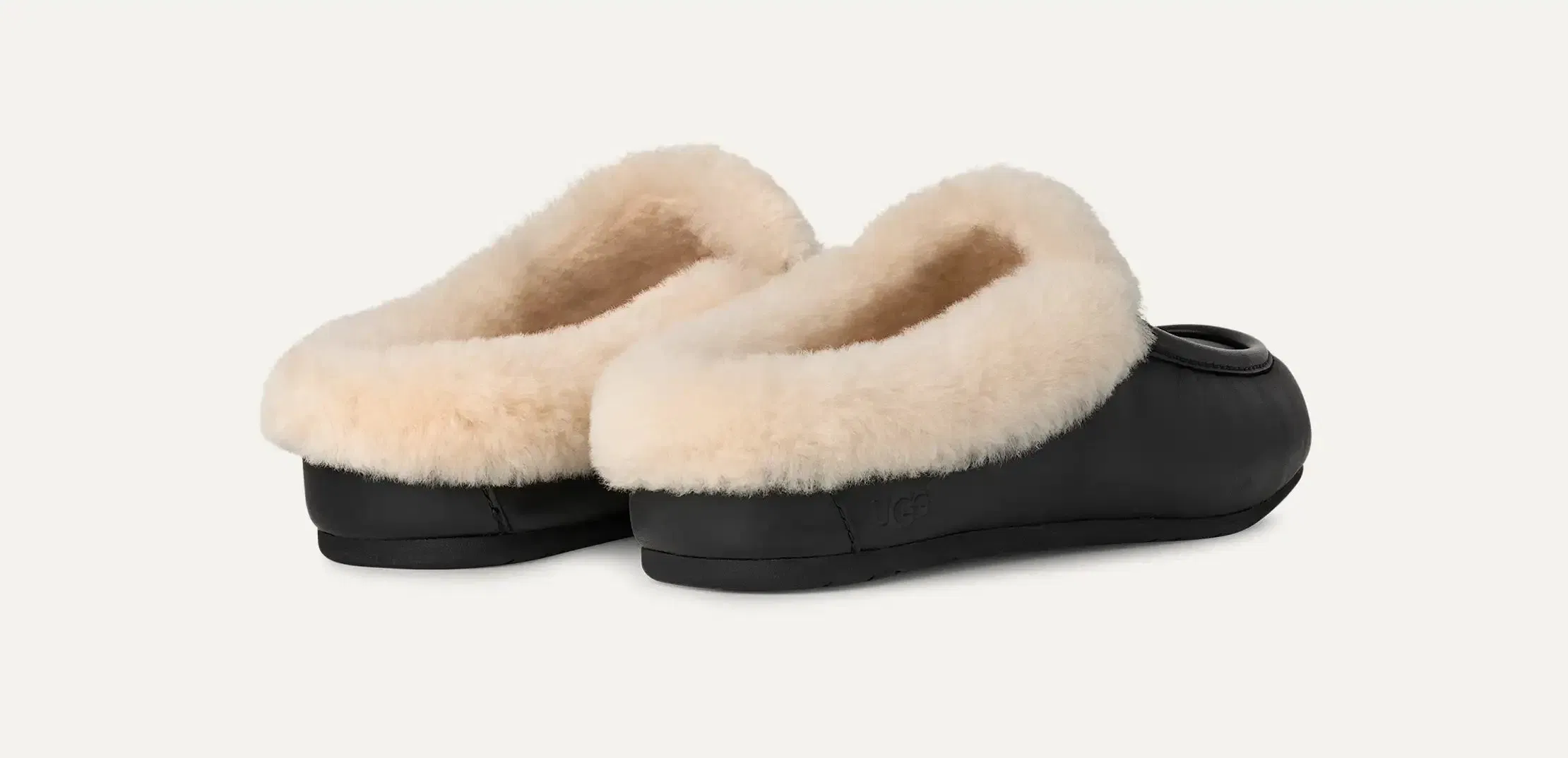 Ugg Ansley Mule Leather Black