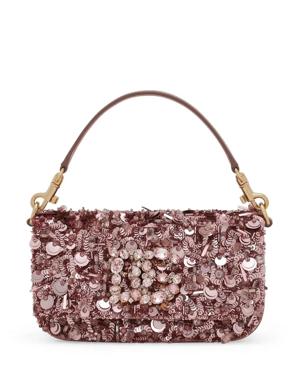sequinned tote bag