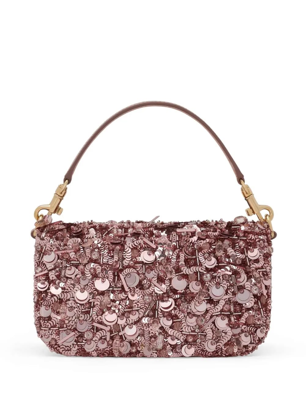 sequinned tote bag